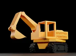 Print-in-Place Modular Excavator (Working Tracks!)