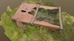 Quarry Rusty Cart Scan