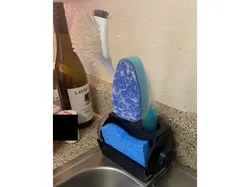 Scrub brush holder