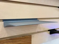 Slatwall Shelf, Hanger, and Adapter