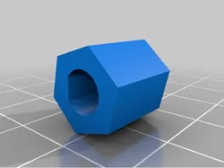1/2 in Hex to 6mm D Bore insert | Vex Flex wheels adapter