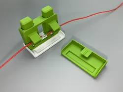 Cable welding device