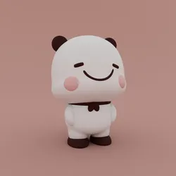 Characters & Creatures STL Descărcare - Kawaii Panda (Bun băiat) - akash3dprints