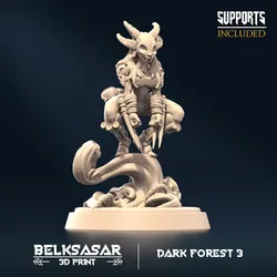 Characters & Creatures STL تنزيل - فوريست ريبر C عارية - Belksasar 3DPrint