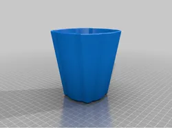 Circle 4 edge Vase or pot