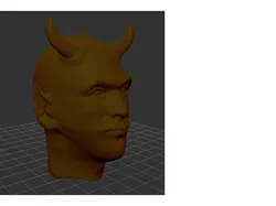 Demon / devil head