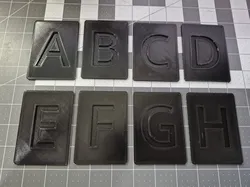 Flash Cards Of The Alphabet ABC's