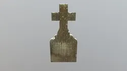 Gravestone Cemetery 3D Model AR VR PBR