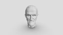 Grotesque Face by Da Vinci
