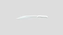 Hunting Knife Low-poly 3D model: