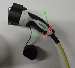 "Klick"-Halterung für EV-Kabel Typ 2, parallel zur Wand