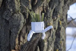 Little Robot Planter (Print in Place)