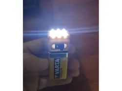 Multipurpose led flashlight 9v
