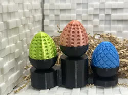 Podium for Easter Egg Contest