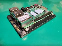 Raspberry Pi mount for SSD