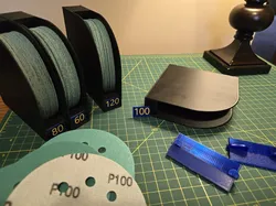 Sandpaper Caddy (wall mounted)