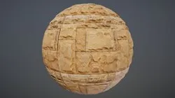 Sandstone Wall Cladding PBR Texture