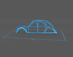 Vehicles & Machinery STL Download - Citroen - 2CVby PAWU STL Studio