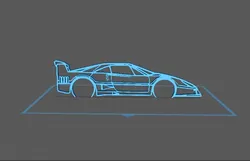 Vehicles & Machinery STL تنزيل - فيراري - F40 L - PAWU STL Studio
