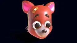 3D Bear Face