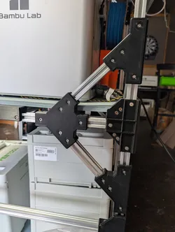 45 degree joints for 2020 aluminum extrusion