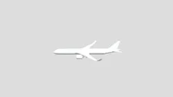 Airbus A350-1000 (seats and containers inside)