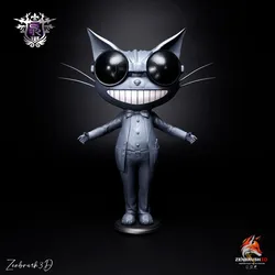 Characters & Creatures STL Download - GENKI CAT - SAINTS ROW 3D PRINTINGby ZENBRUSH3D