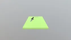 Chopping Board with Knife 3D Model AR VR PBR