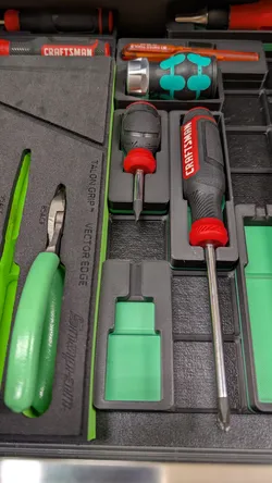 Craftsman Stubby Screwdriver Gridfinity Bin