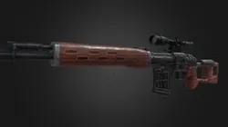 DRAGUNOV AAA Game Ready PBR Low-poly 3D model