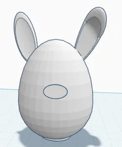 Easter Bunny Egg without Whiskers