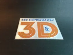 Fișiere pentru imprimante 3D | Fișier 3MF | logo lesimprimantes3d.fr essai 04 (scindable Multi Couleur)