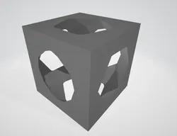 Free Test Models STL Download - calibration cube level 0by Mustafa Karagöz
