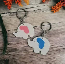 Jewelry & Accessories STL Download - BABYSHOWER ELEPHANT KEYCHAINby FacuuAlzu