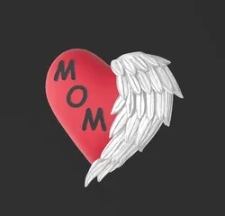 Jewelry & Accessories STL Download - Mom heartby Mr3DBeast