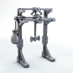 Miniature Games & Accessories STL Descărcare - Capcană cu topor mecanic - Forge of Many Things