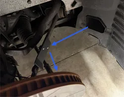 Mustang GT350 Brake Cooling Deflector