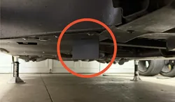 Mustang GT350 Underbody Turning Vanes