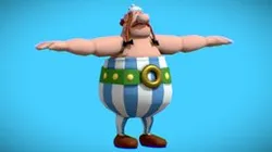 Obelix From Asterix & Obelix Low Poly