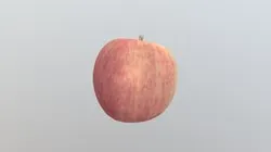 Red Apple 3D Model AR VR PBR