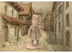 Red Orc Child / Girl - 3D Scan