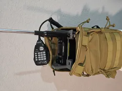 RT-95 Manpack Rails and BNC bulkhead antenna mount