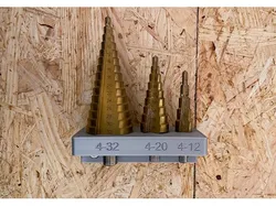 Wall bracket for step drills