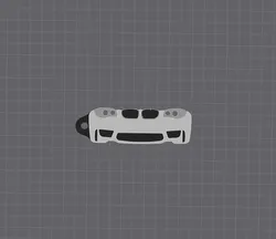 BMW 1M Coupé Keychain