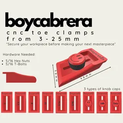 boycabrera - CNC Toes Clamps