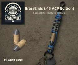 BrassEnds (.45 ACP Edition) | Bullet-Style Beads