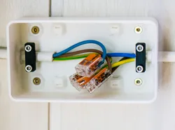 Cable Box with Cable Ties , Screw mounts & Strain Relief