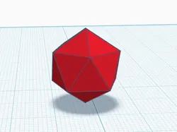 Dado de 20 caras - Modelo de impresión 3D gratuito