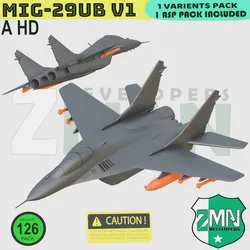 Drones & Aircraft STL indir - MIG-29UB (ENKELE ASP(STYLE-B)) - Z-MAN DEVELOPERS