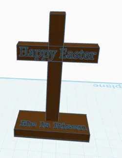 Easter Cross He has Risen #2